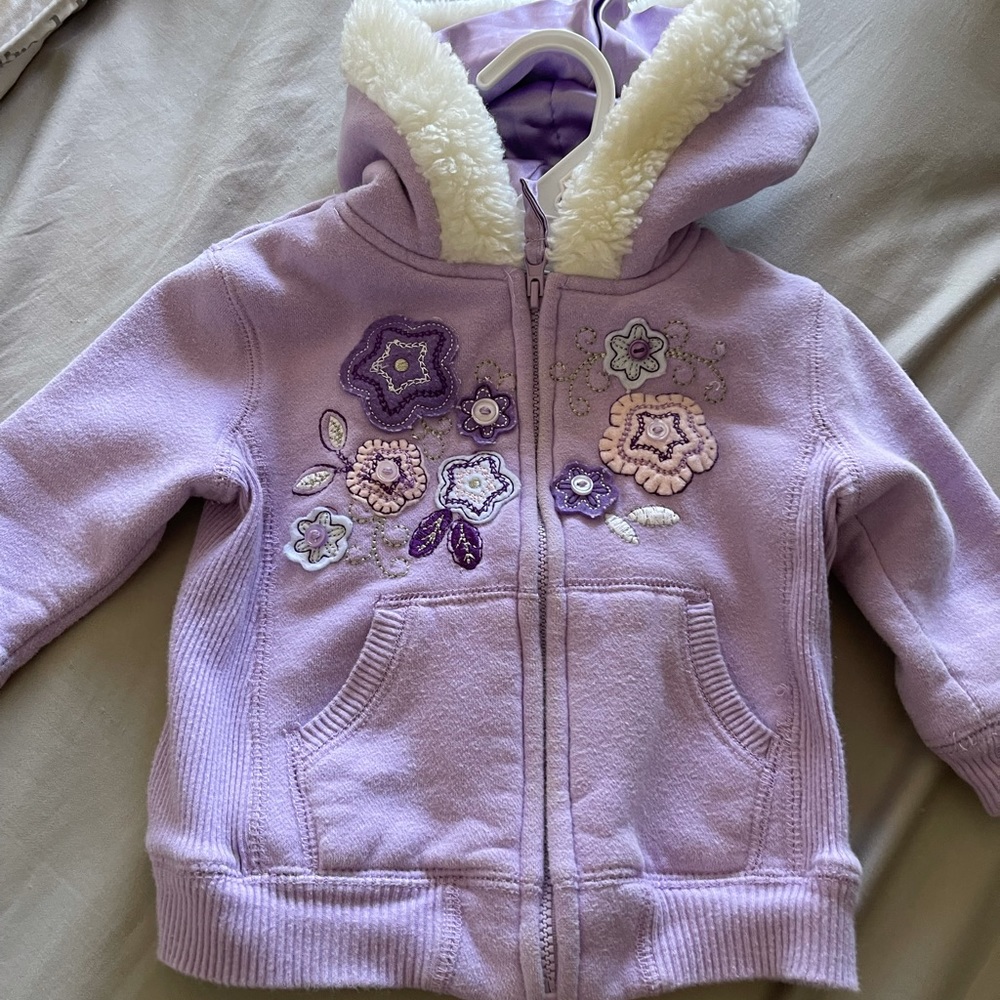 Baby girls hooded jacket